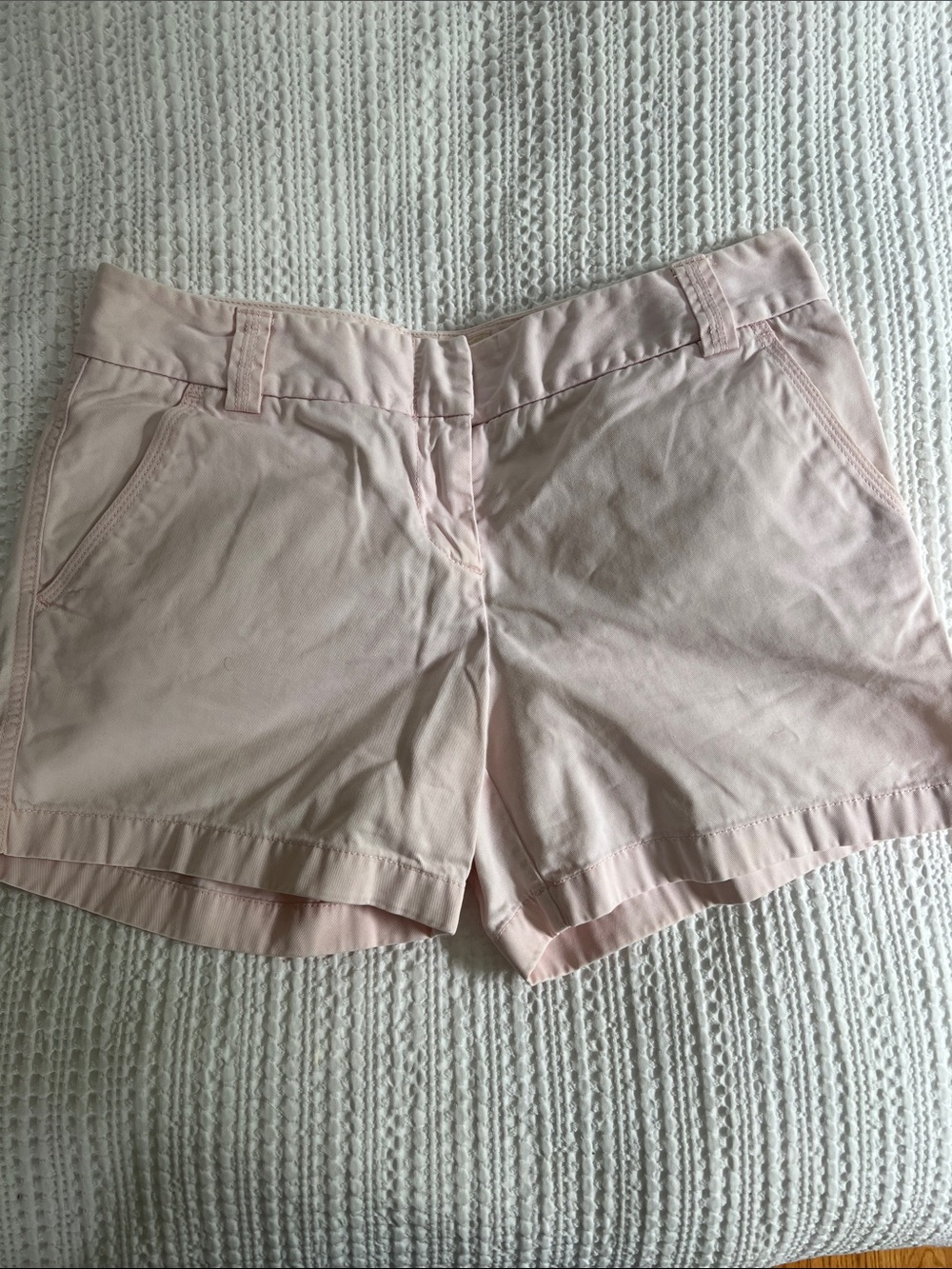 J. Crew Light Pink Cotton Bermuda Shorts